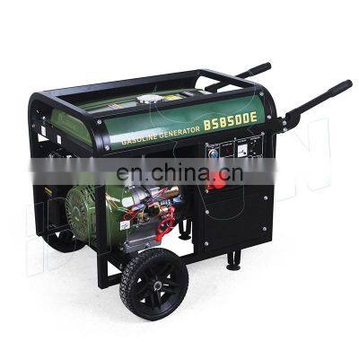 Bison China 7.0Kw Gasoline Generator Three Phase 192F Engine Petrol Silent Electric Generator Gasoline 7Kw photo-2
