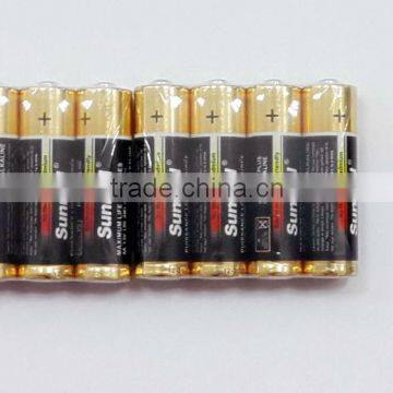 AA Size and 1.5V Nominal Voltage alkaline battery