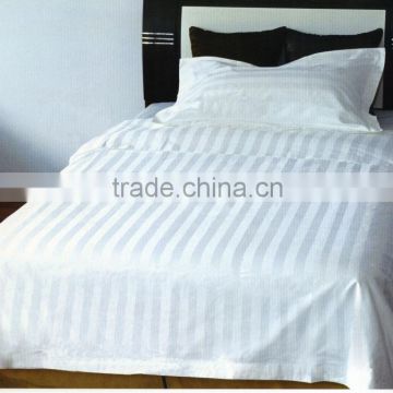 Hotel Bedding set, Satin stripe Fabric comforter set