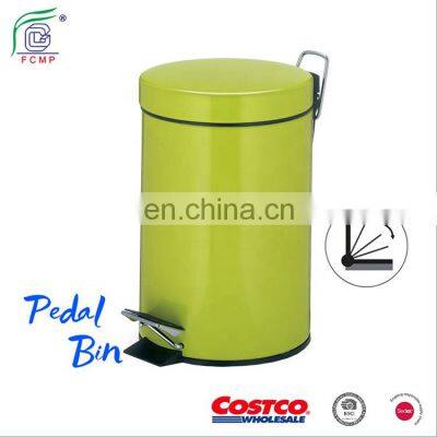 Rubbish Bin Metal Trash Can Foot Pedal Garbage Bin photo-2