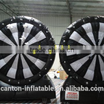 Black White Dart Board Stands Inflatable Dart Board