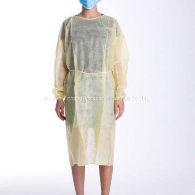 High Quality Xiantao Hospital Disposable Safety Protective Isolation Gown photo-2