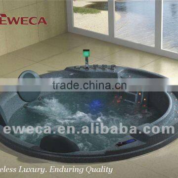 Round Indoor whirlpool Spa bathtub