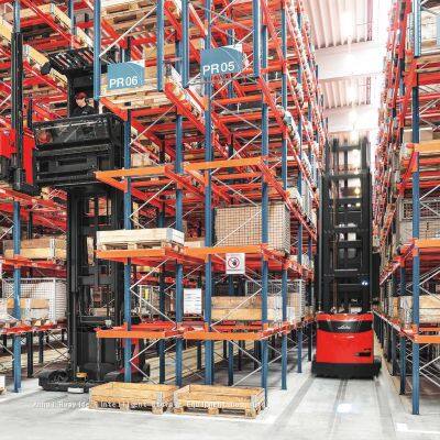 VNA Rack Very Narrow Aisle Heavy Duty Rack VNA Pallet Racking Warehouse Storage Rack With Three Way Forklift photo-4