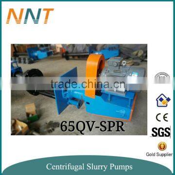 Open impeller vertical sump pump for mining sewage discharge