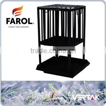 Fire pit with BBQ grill