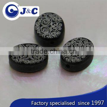 Black Pearl Lip Sea Shell,black MOP,mother of Shell Blank With Engraved Logo photo-2