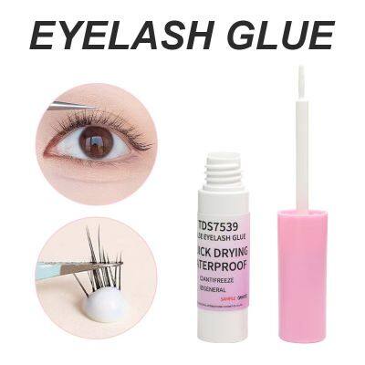 QLD False Eyelash Glue Self-Extension, Non-Irritating, Ultra-Sticky, Long-lasting, Natural and Clear Eyelash Glue photo-2