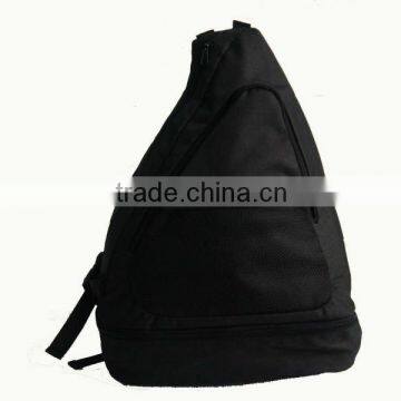 800D polyester black sport backpack bag QT-308