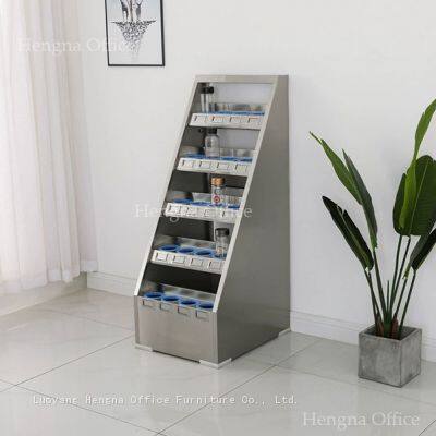Portable Stainless Steel Bottle Shelf | Lightweight Design & Durable Polish | Outdoor Events - Factory Price