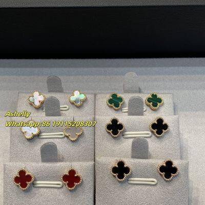 VCA 925pure Silver Four-leaf Clover Earrings photo-1