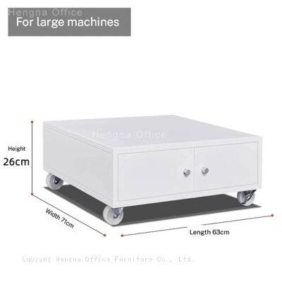 HN-SPH2 Printer Stand Cabinet, Cold Rolled Steel, 260mm Height, 150KG Capacity, Heavy Duty Under Desk Storage With Silent Wheels for Home Office photo-3