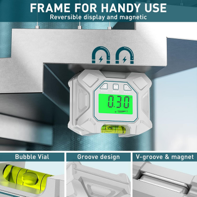 Digital Angle Meter With Bubble Vial photo-5