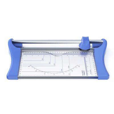 Premium A4 Paper Trimmer 12 pouces Coup papier manuel pour photos Machine à couper le papier rotative Lame auto-aiguisante Base en métal