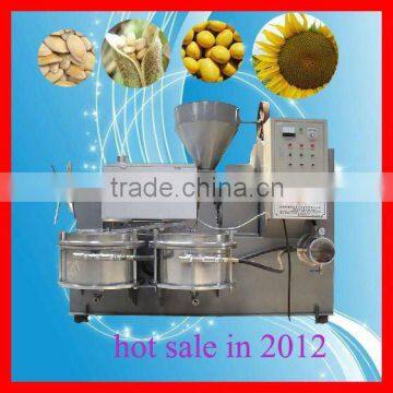 2012 hot sale soybean oil expeller /presser/extractor machine