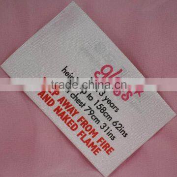 Bottom Price Fast Delivery Silk Screen Printed Label in Garment photo-2