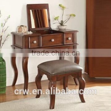 Y-1561 high quality modern solid wood dresser with mirror