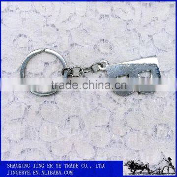 Rhinestone Letter Metal Keychains photo-2
