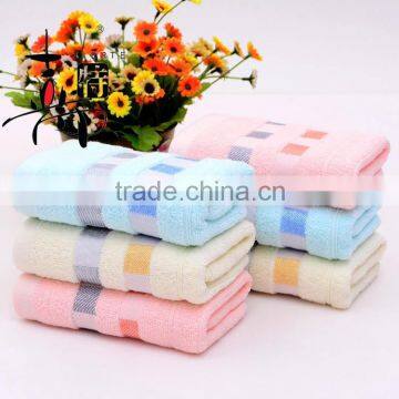 100% cotton cheap solid color face towel