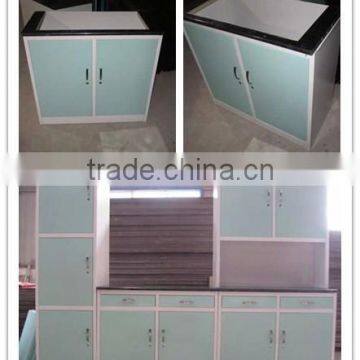 Steel Kitchen Cabinet With Laminar Flow Design photo-3