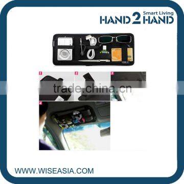 Car Visor Organizer - Card Storage and Electronic Accessory Holder
