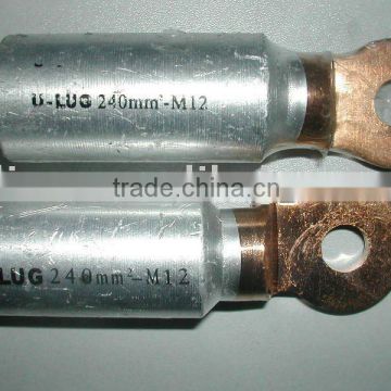 DTL-2 copper aluminium connecting terminals bimetallic lug