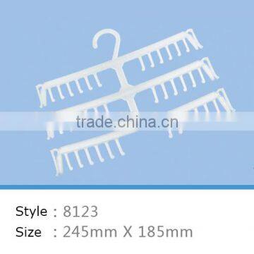 High Quality 3 Pack Plastic Clothes Hanger for Underwear and Bra