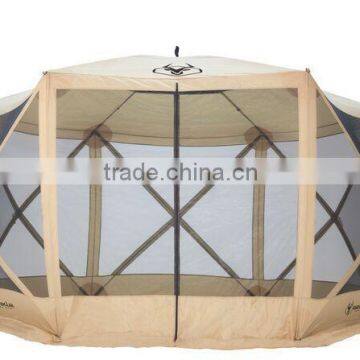 Factory sell screen tent mesh umbrella tent HUB 4sides mesh camping tent