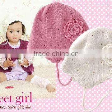 Japan wholesale cute and high quality knitted fashion baby hat hot selling item