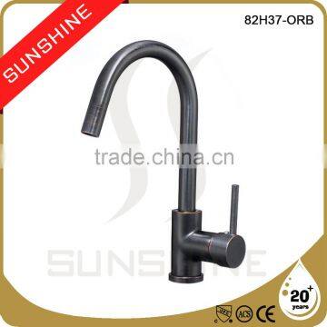 CUPC Oil Rubbed Bronze Pull Down Brass Kitchen Faucet