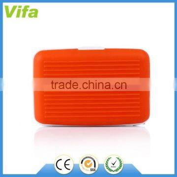 Silicone Business ID Credit Card Wallet Holder Pocket Case Box photo-2