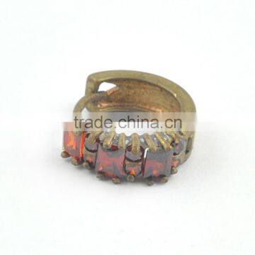 Earring, Fashion Jewelry Square Zircon Crystal Pave Setting Brass Earring, Earring Jewelry Wholesale T710