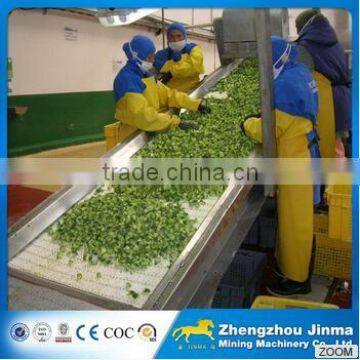 Stainless Steel Or Carbon Steel Flat Food PVC Belt Conveyor