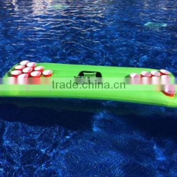 Eco-friendly inflatable floating beer pong table