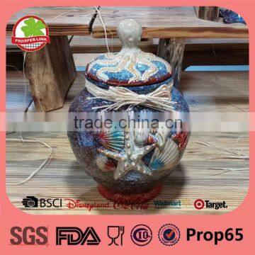 New Spring Ocean Type Ceramic Cookie Jar