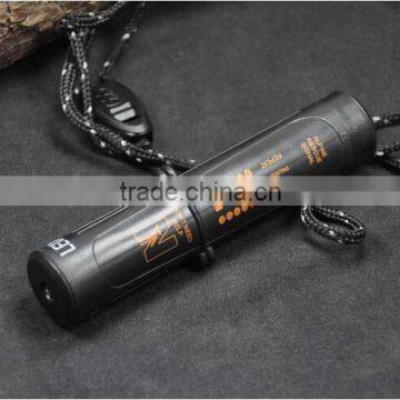 10 in 1 Hiking Kit Flint Compass LED Flashlight