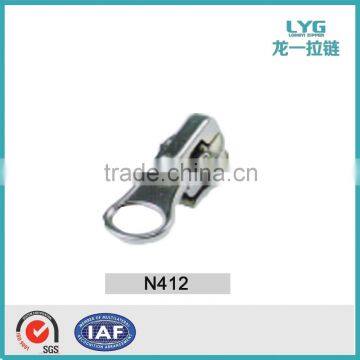 N412 close end nylon zippper fashionable slider for garment