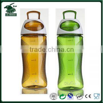 BPA FREE Plastic sports water bottles with portable cap