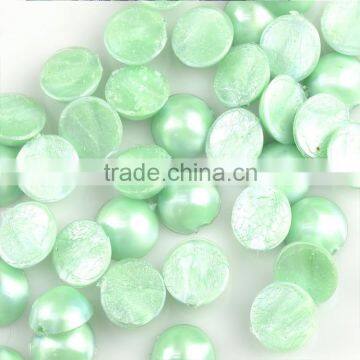 New Style Neon Acrylic Hotfix Half Pearls, Flat Back Jelly Transfer Half Pearls Wholesale for Dress Decoration