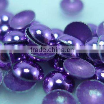 Wholesale Price Aluminum Hotfix Half Round Pearls, Hotfix Aluminums Half Round Pearls, Heat Transfer Half Pearls for Boot