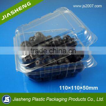 125g clear plastic blister packaging box for blueberry / packaging container