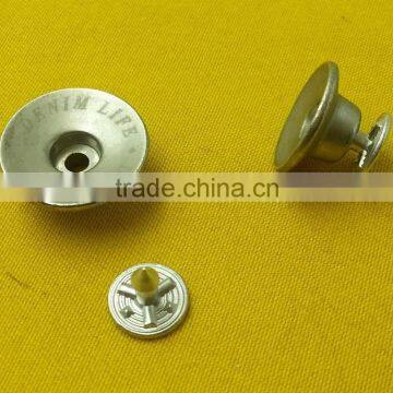 14mm New Arrive Laser Cutting Logo Zinc Alloy Jeans Tack Button -- MA1400 photo-5