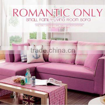 Modern design sofa cum bed pink color sofa bed