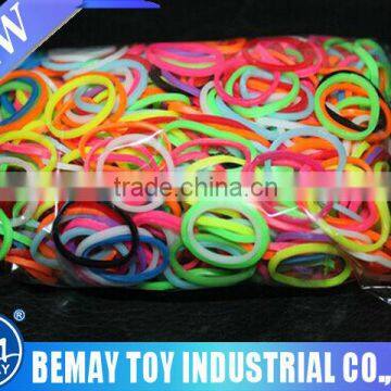 Newest stylish DIY silicone DIY Woven bracelet for child silicone