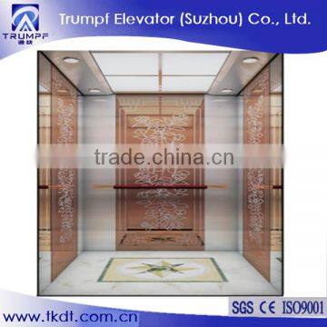 Luxury Decoration Lift For Commercial Building Use