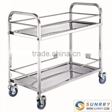 2015 New Style Good Quality Foldable Hand Push Cart With Wheel And Restaurant Car