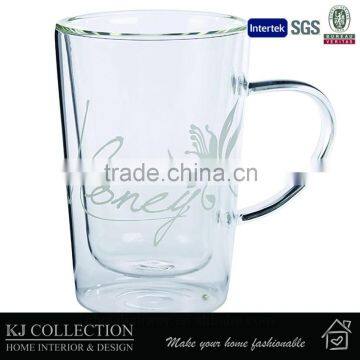 Wholesale Double Wall Tea Mug With Decal