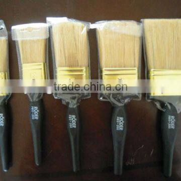 Chinese bristle paint brush with plastic handle