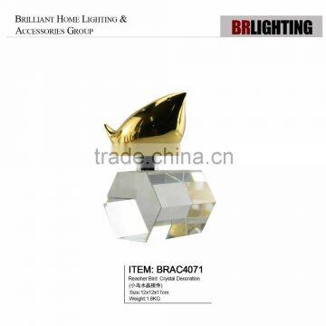 hexagonal prism reacher bird crystal table desk decorations