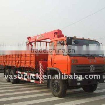 DONGFENG 10 tons double axles truck mounted crane factory directly sales